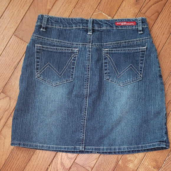 Y2K Nitro Stetch mini jean skirt - Picture 2 of 3